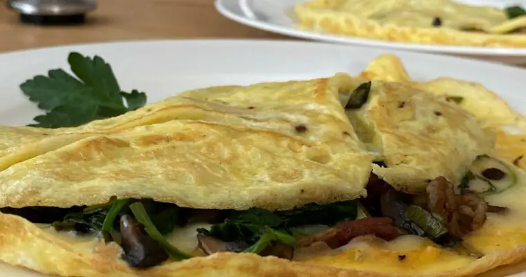 High Protein Omelet for Breakfast