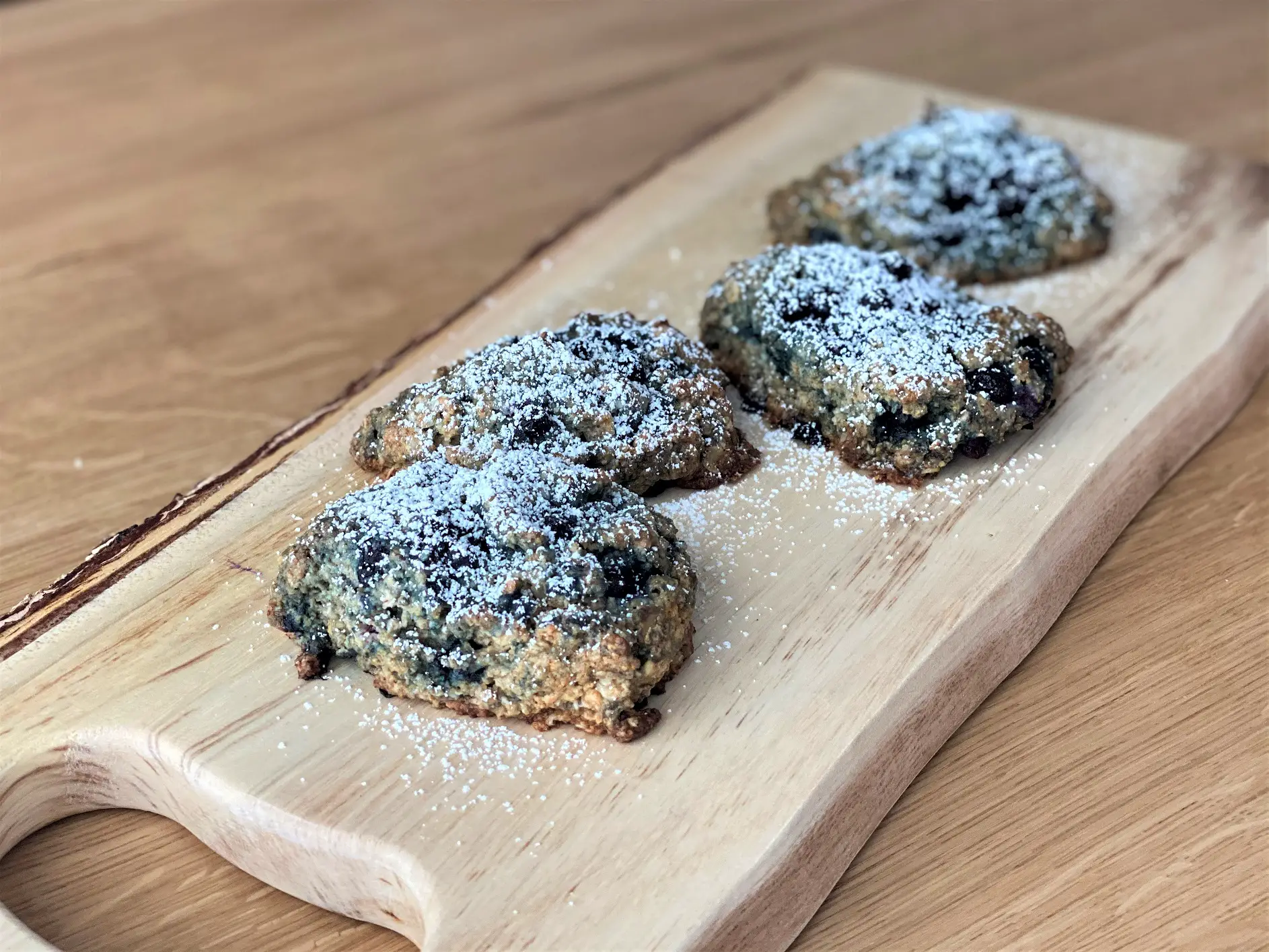 Blueberry Scones with Oats – Low Calorie No Flour