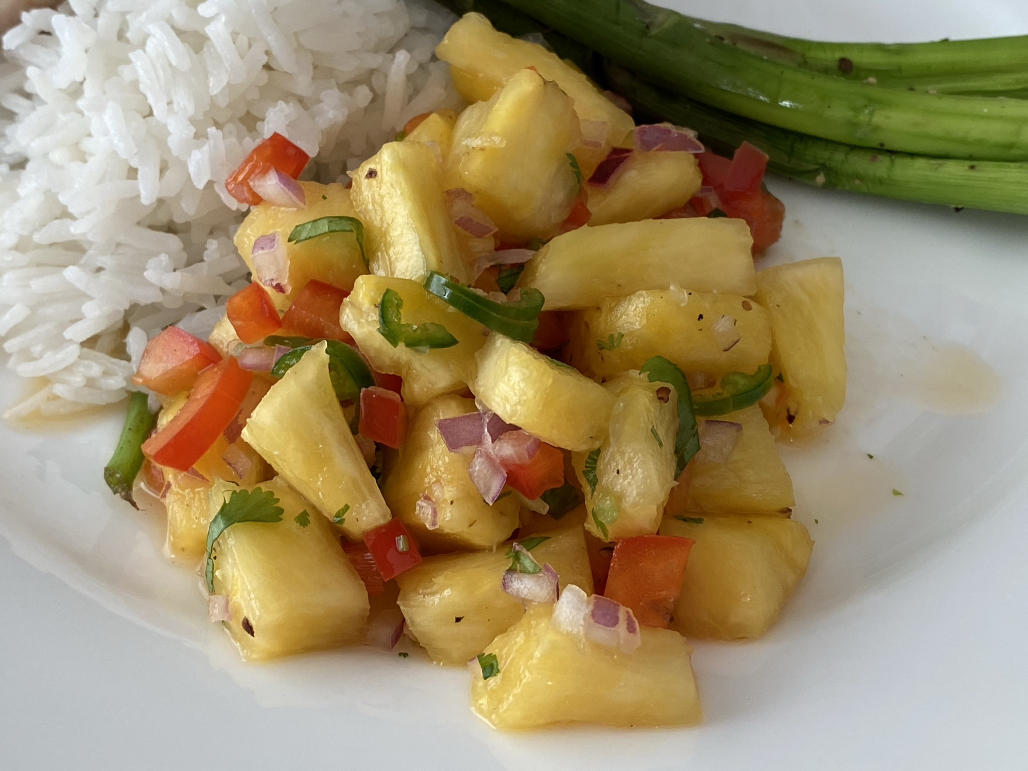 Pineapple Salsa – healthy side dish