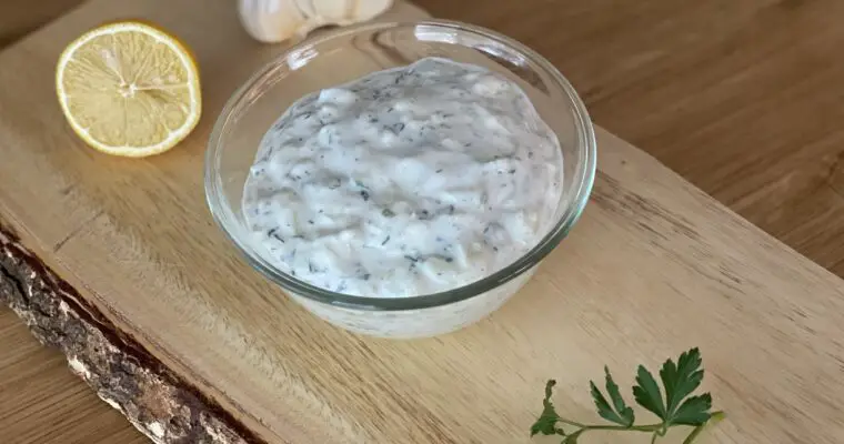 Tzatziki Sauce with Greek Yogurt