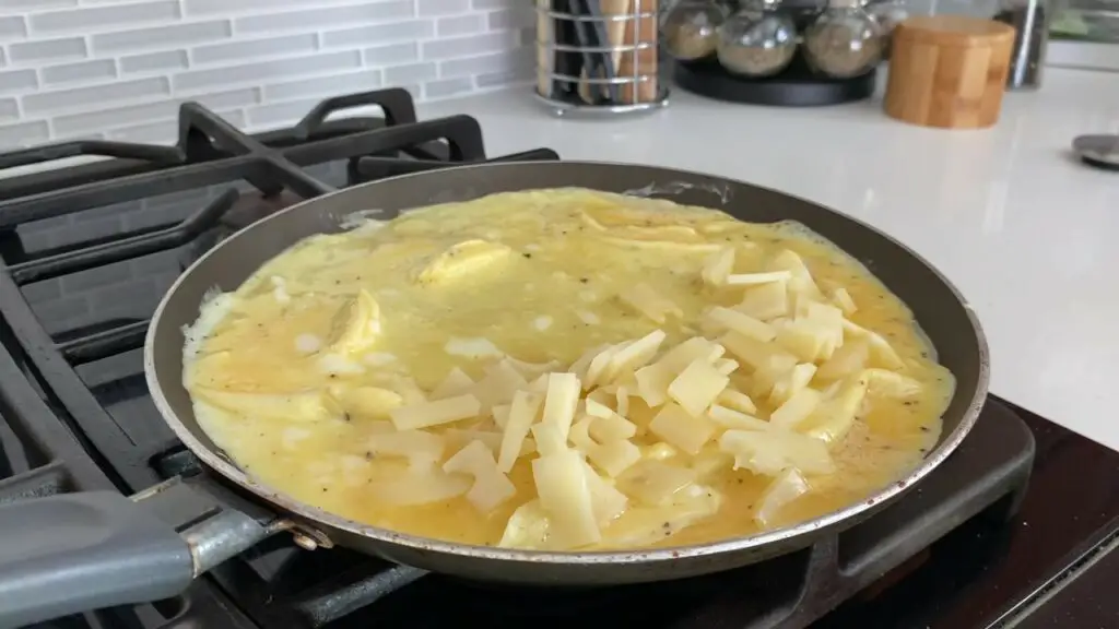 high protein omelet - add swiss cheese