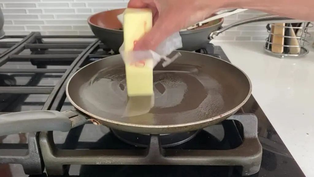 smear butter