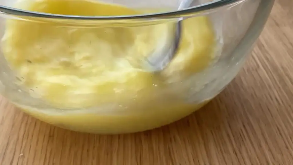 whisking eggs for high protein omelet