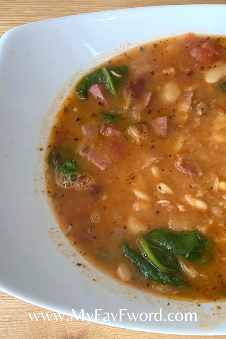 Lima Bean Soup with Sausage My Favorite F Word