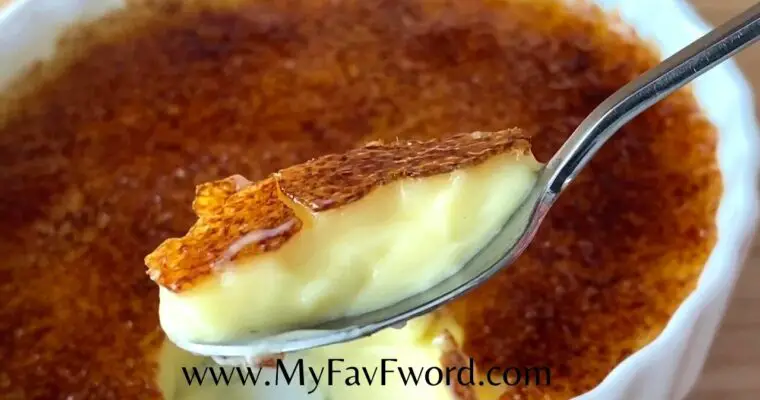 Creme Brulee Recipe – creamy with crunchy top