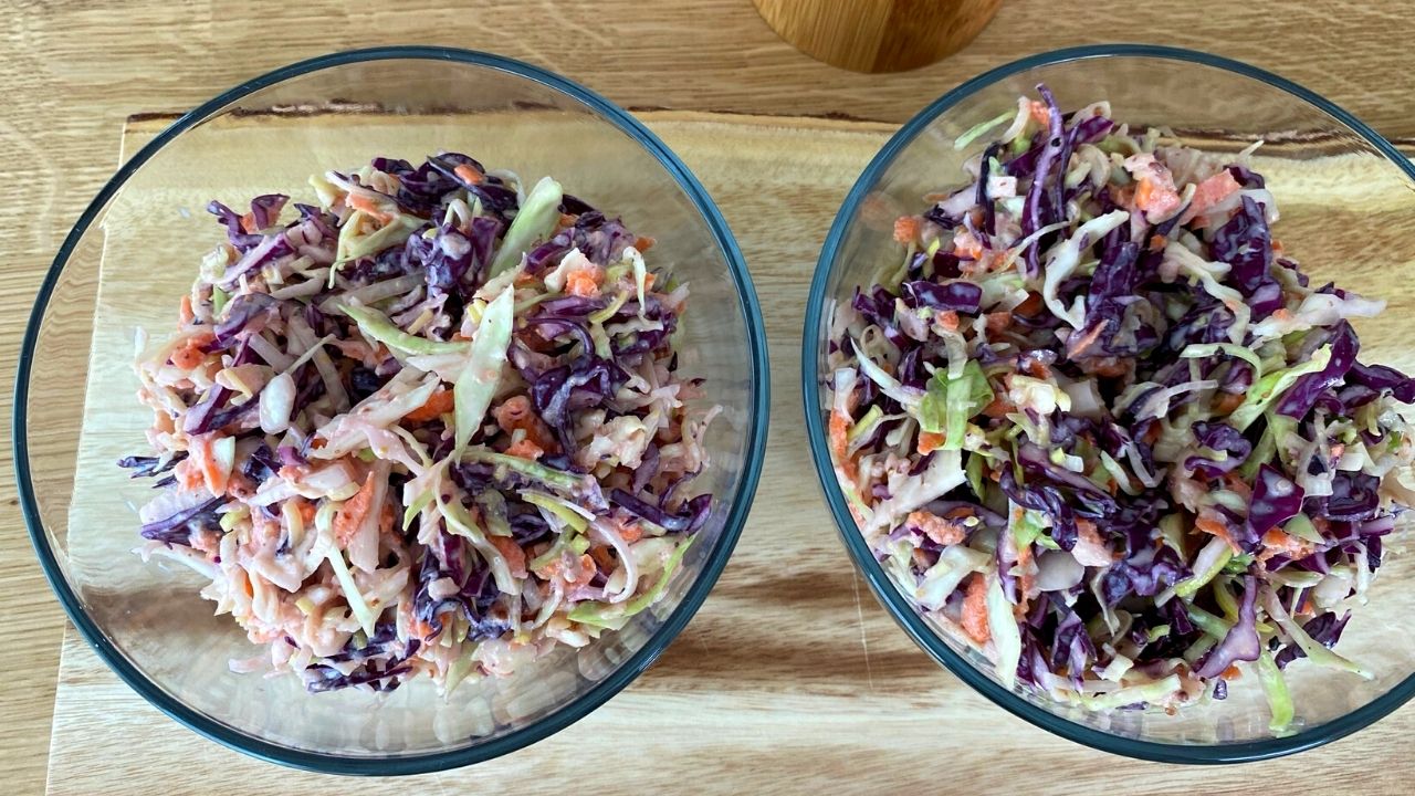 Low Calorie Coleslaw – no mayo