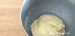 knead the dough until smooth