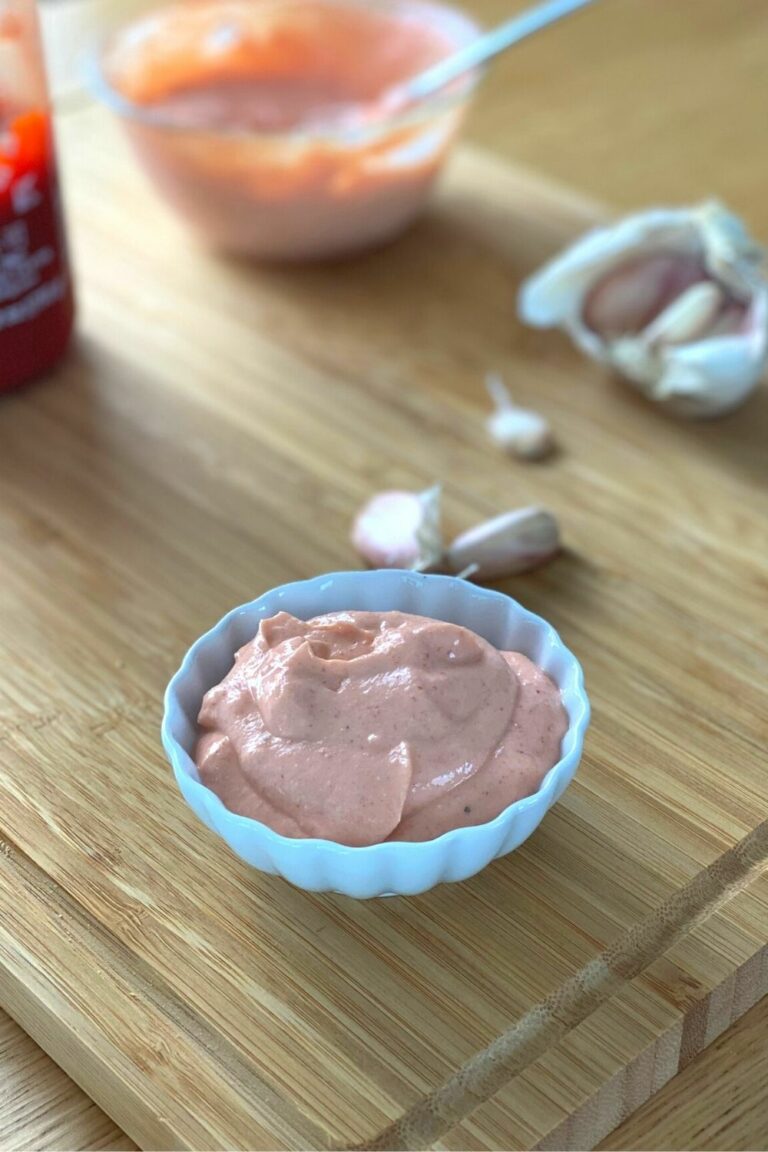 Low Calorie Sriracha Aioli without Mayo My Favorite F Word