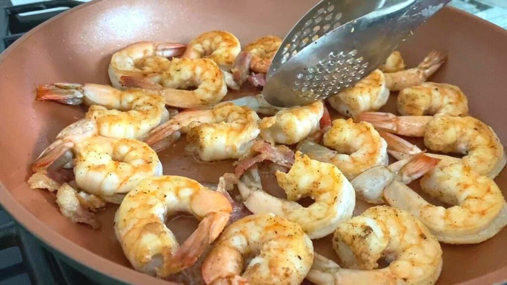 sautee shrimp