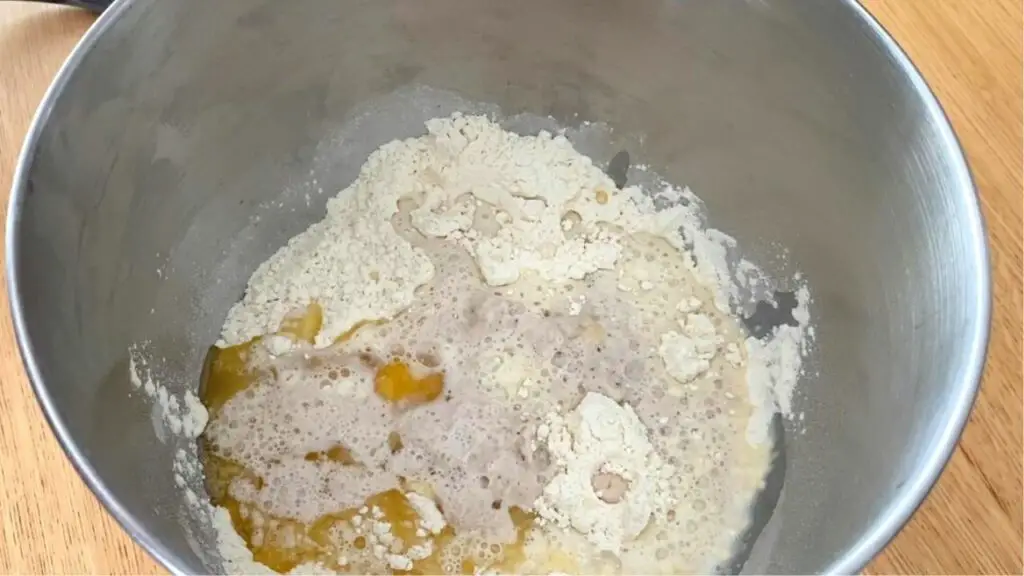 add yeast mix