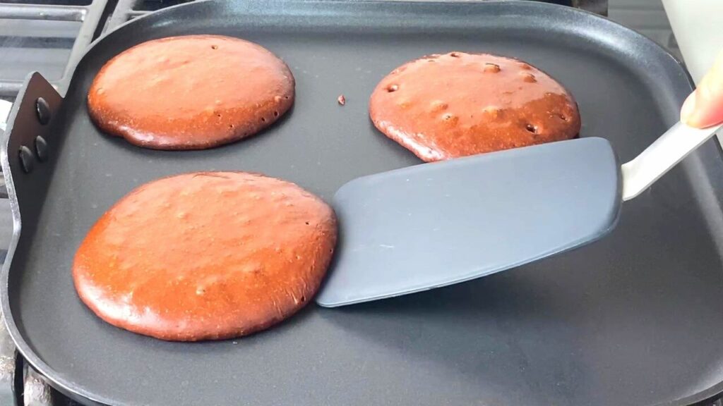 frying pancakes