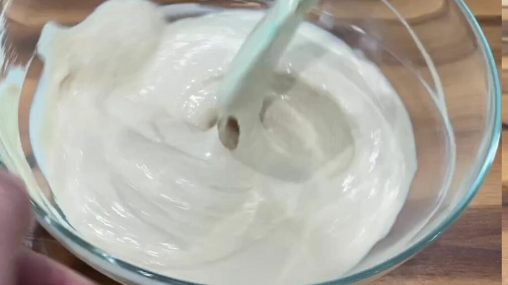 add yogurt for yogurt jello biscoff dessert