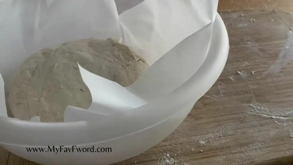transfer dough into a bowl