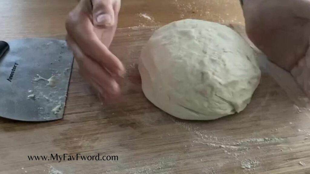 form a ball from dough