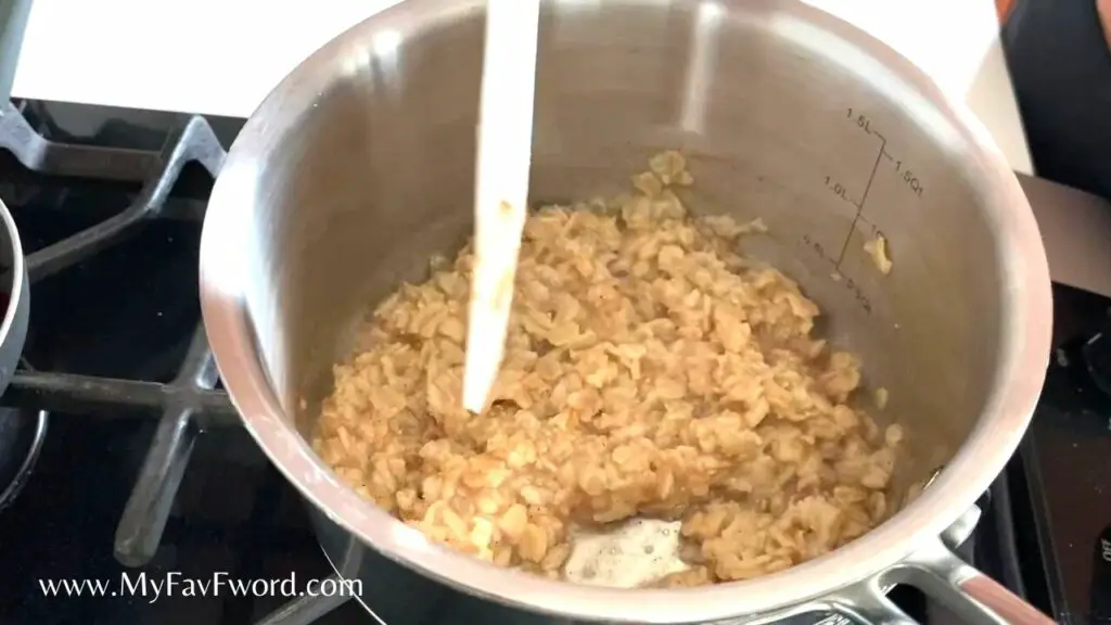 water absorbed by oats