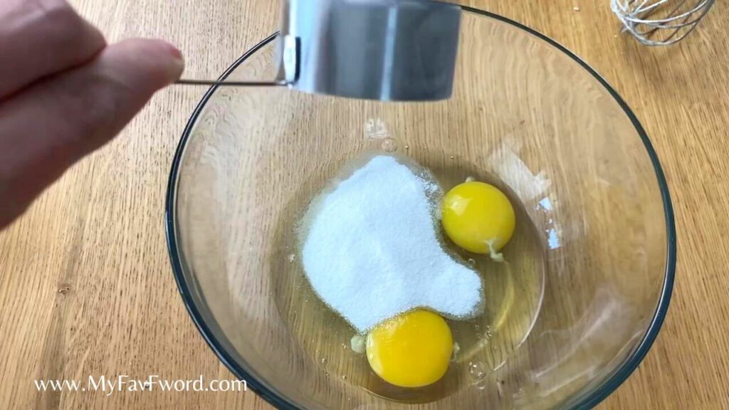 eggs and sweetener