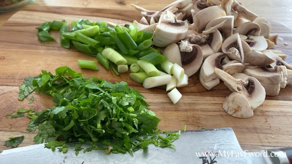ingredients for healthy ramen stir fry