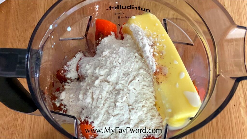 Flour for carrot souffle