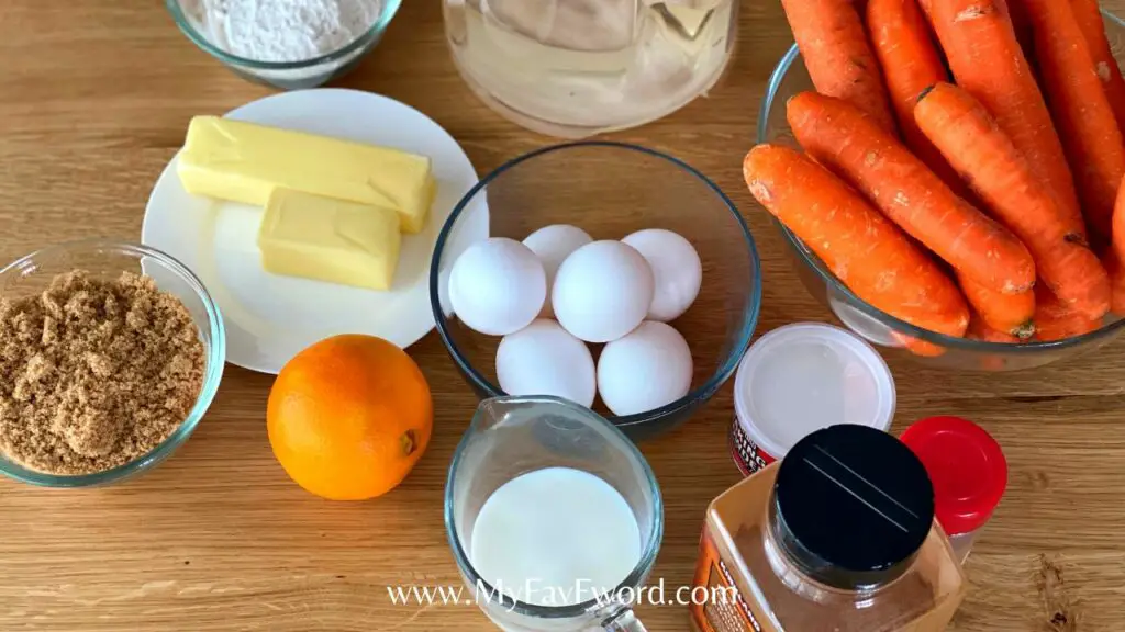 Ingredients Carrot Souffle