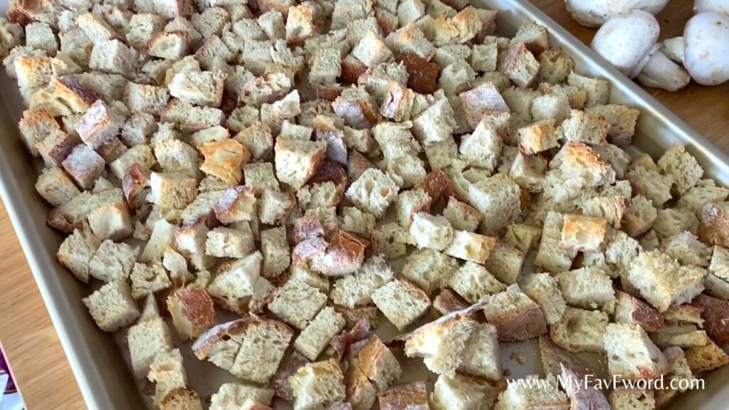 toasted bread for bread stuffing 