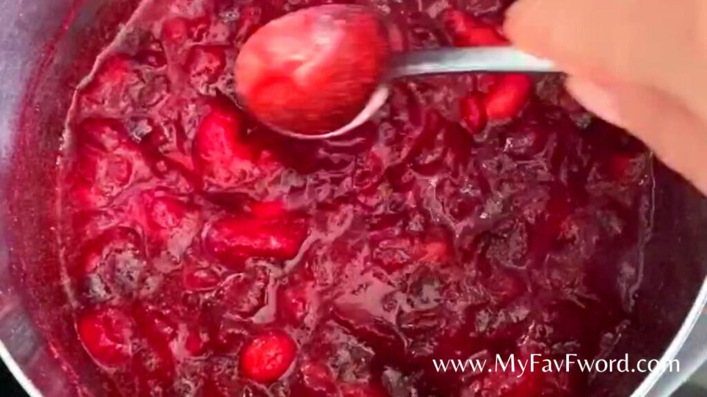 healthier cranberry sauce