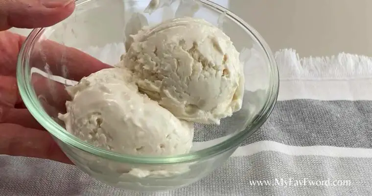 Healthy Coconut Homemade Ice Cream