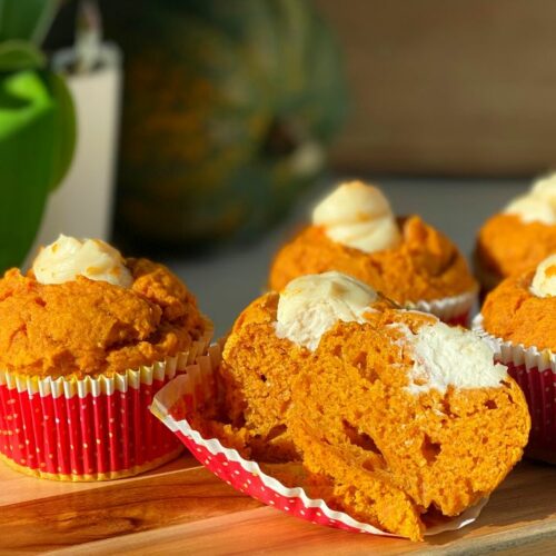 pumpkin cheese muffins