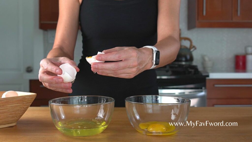 separate yolks from egg whites