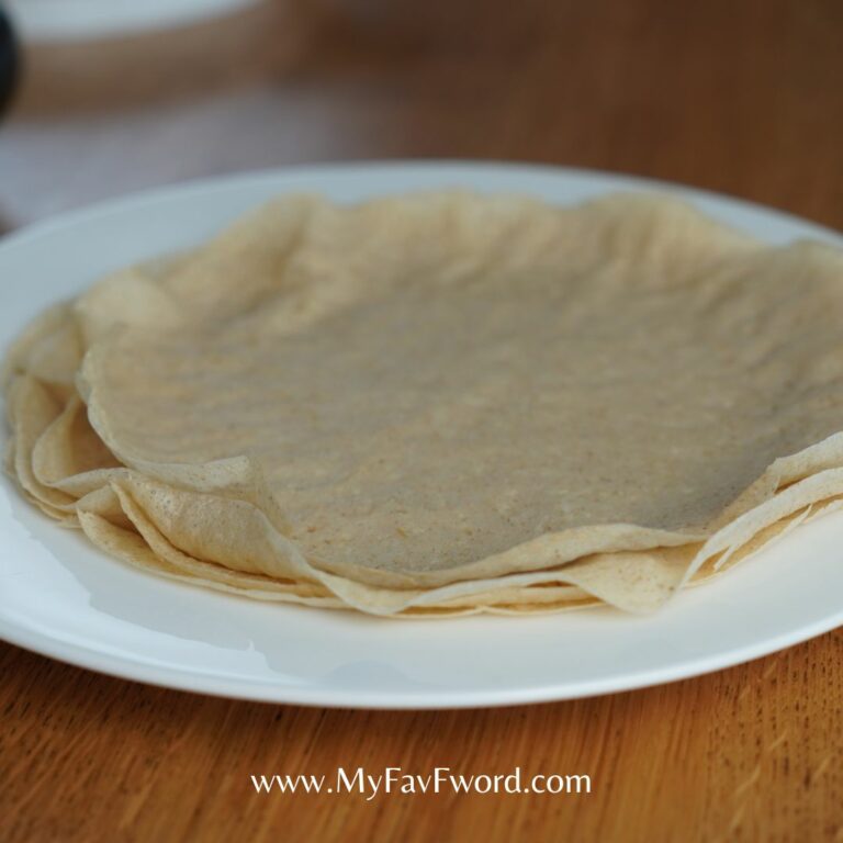 healthy oat crepes