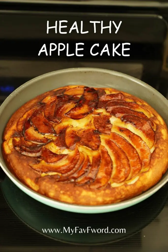 caramelized protein apple cake