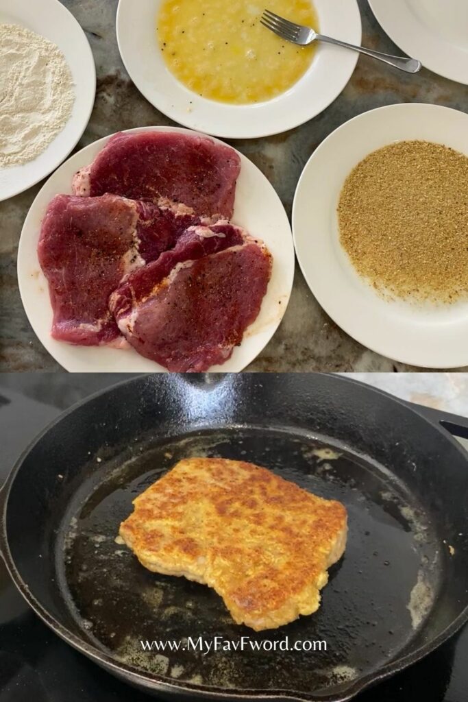 ingredients for healthy fried pork recipe