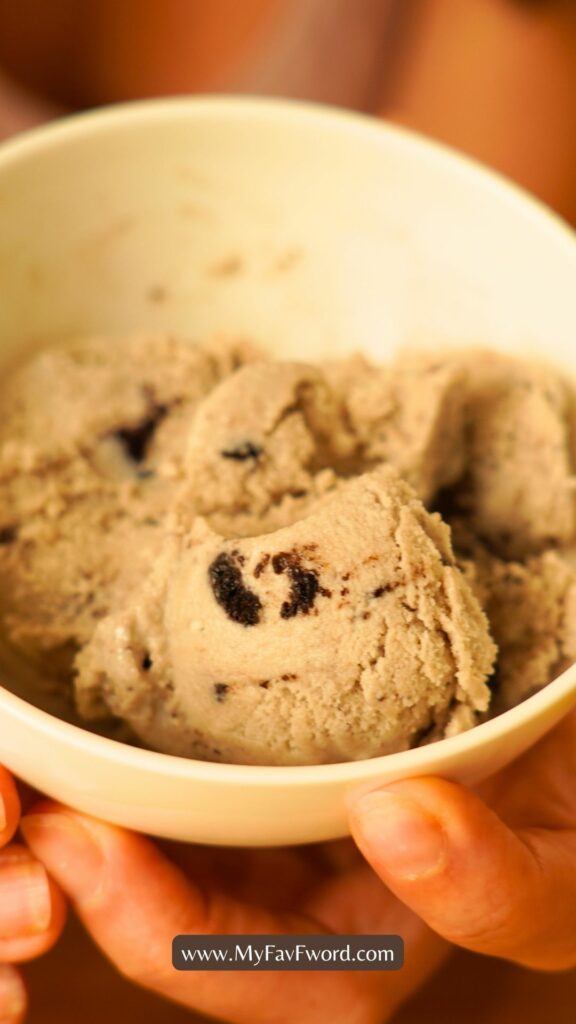 healthy oreo ice cream
