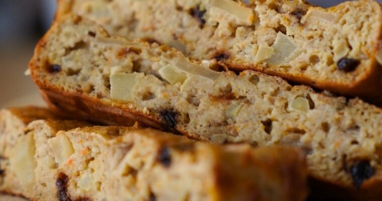 carrot apple oat cake