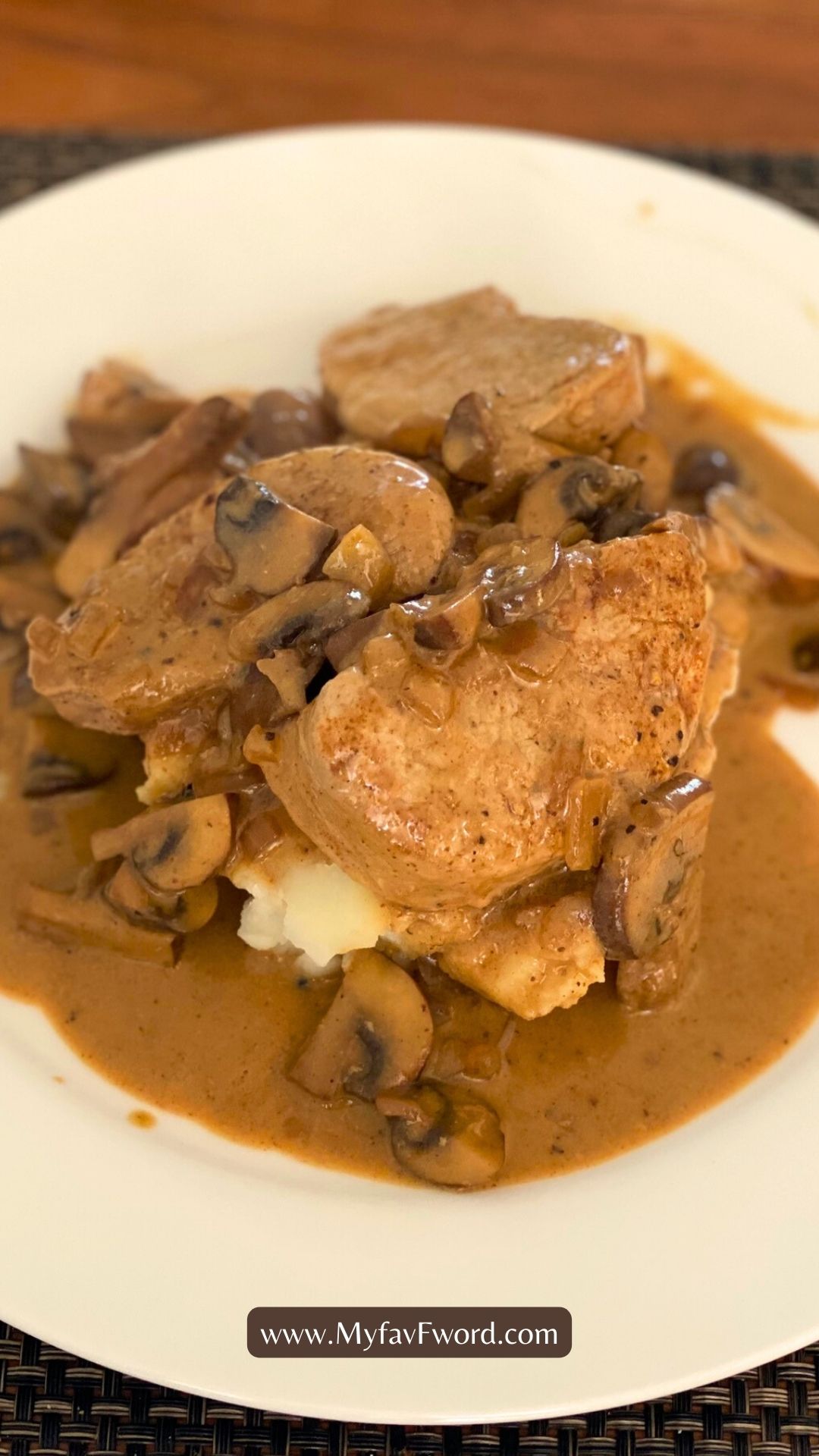 High Protein Dinner on a Budget: Creamy Pork Tenderloin with Mushrooms