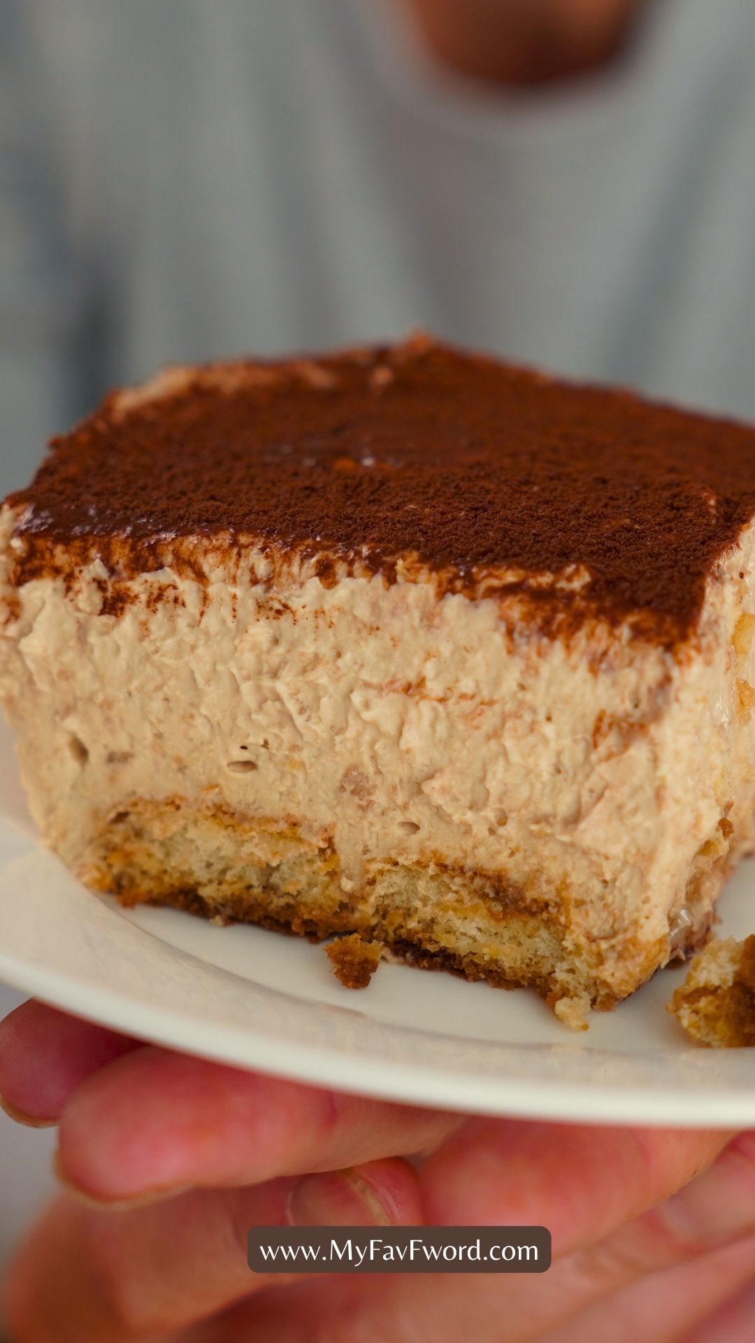 Healthy High Protein Snack – Yogurt Tiramisu
