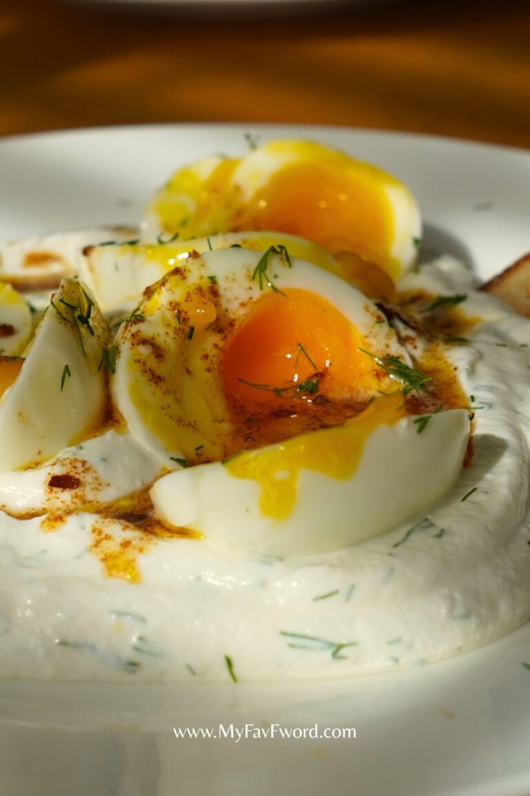 high protein breakfast - turkish eggs