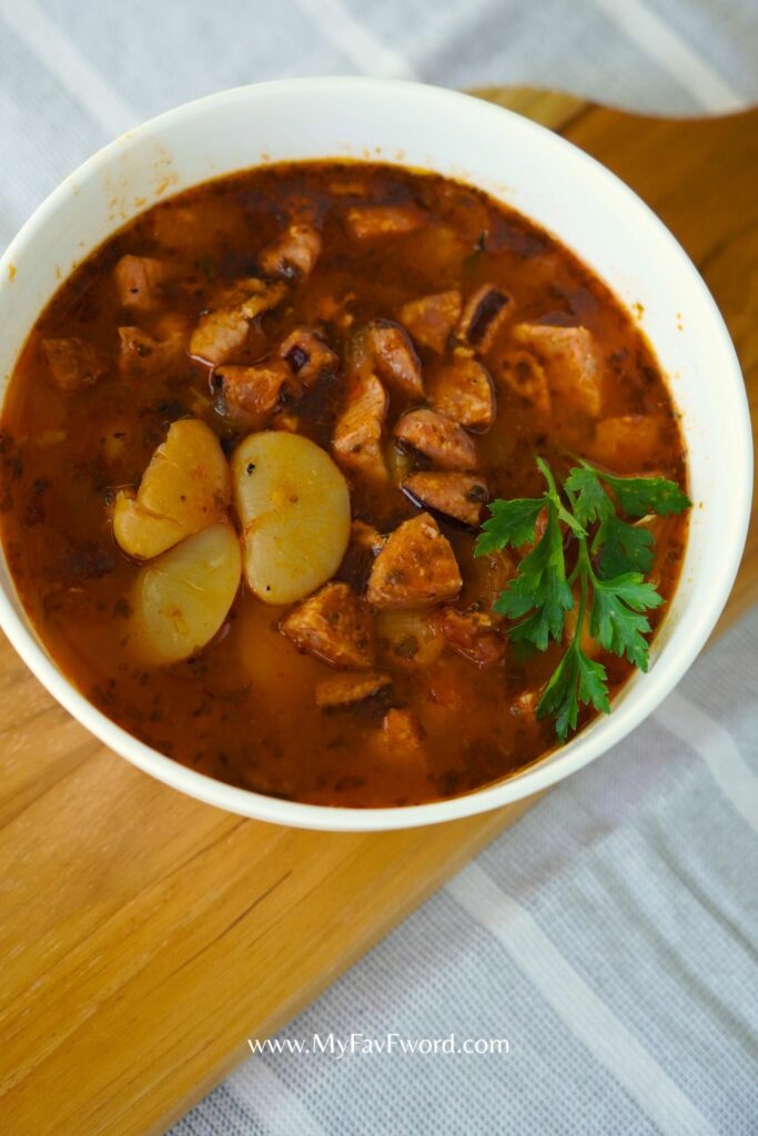 high protein meals lime bean stew
