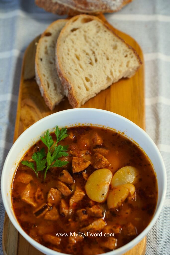 high protein meals lime bean stew