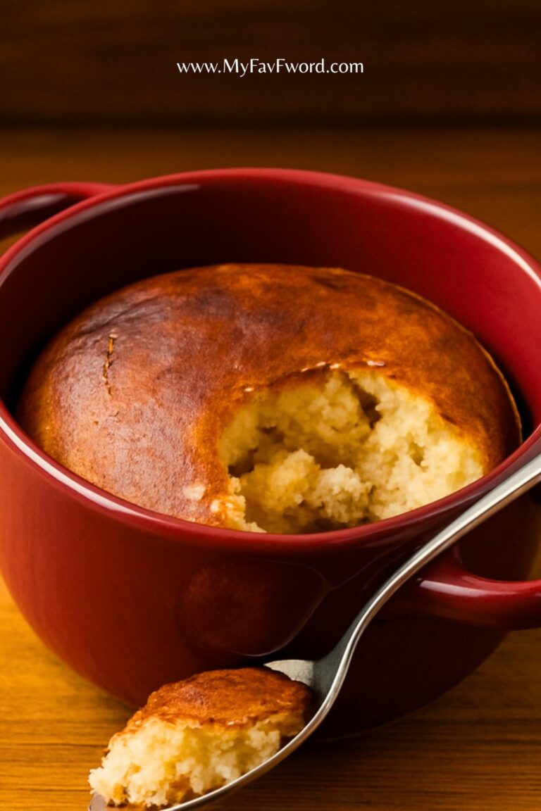 high protein banana oat mugcake