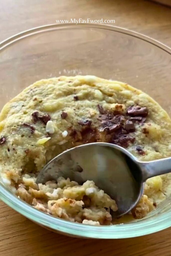 high protein banana oat cups