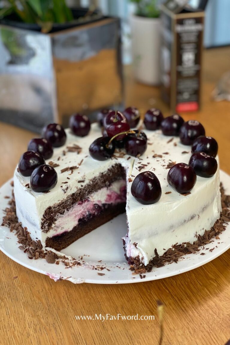 healthy black forest cake