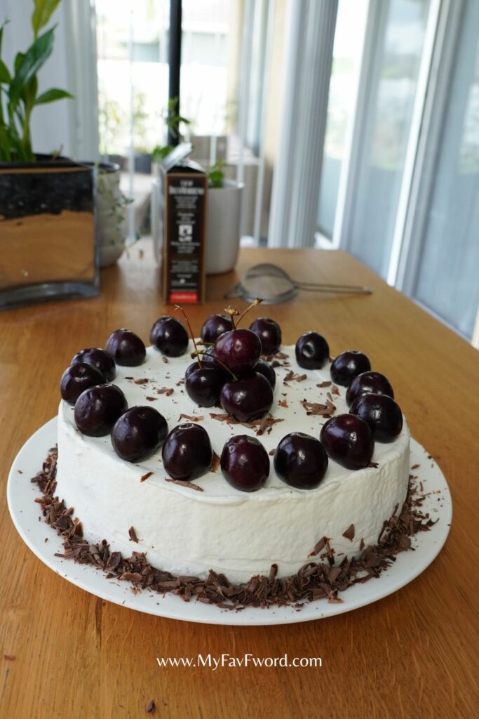 healthy black forest cake