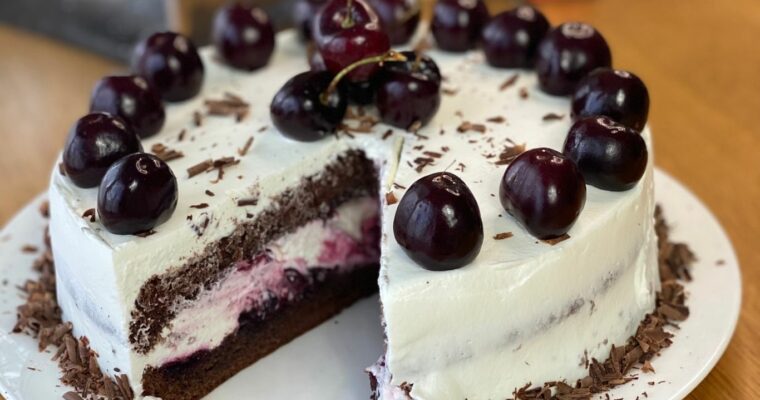 healthy black forest cake