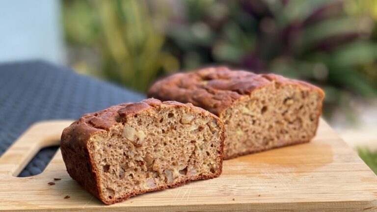 healthy banana bread