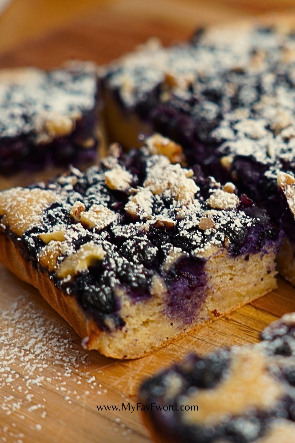 healthy blueberry cake