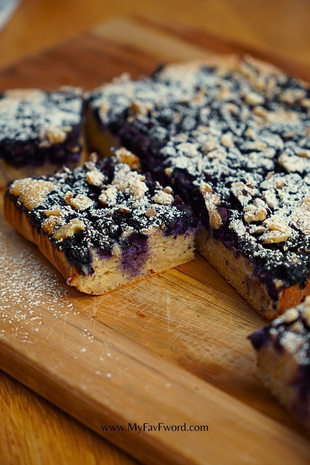 blueberry oat cake