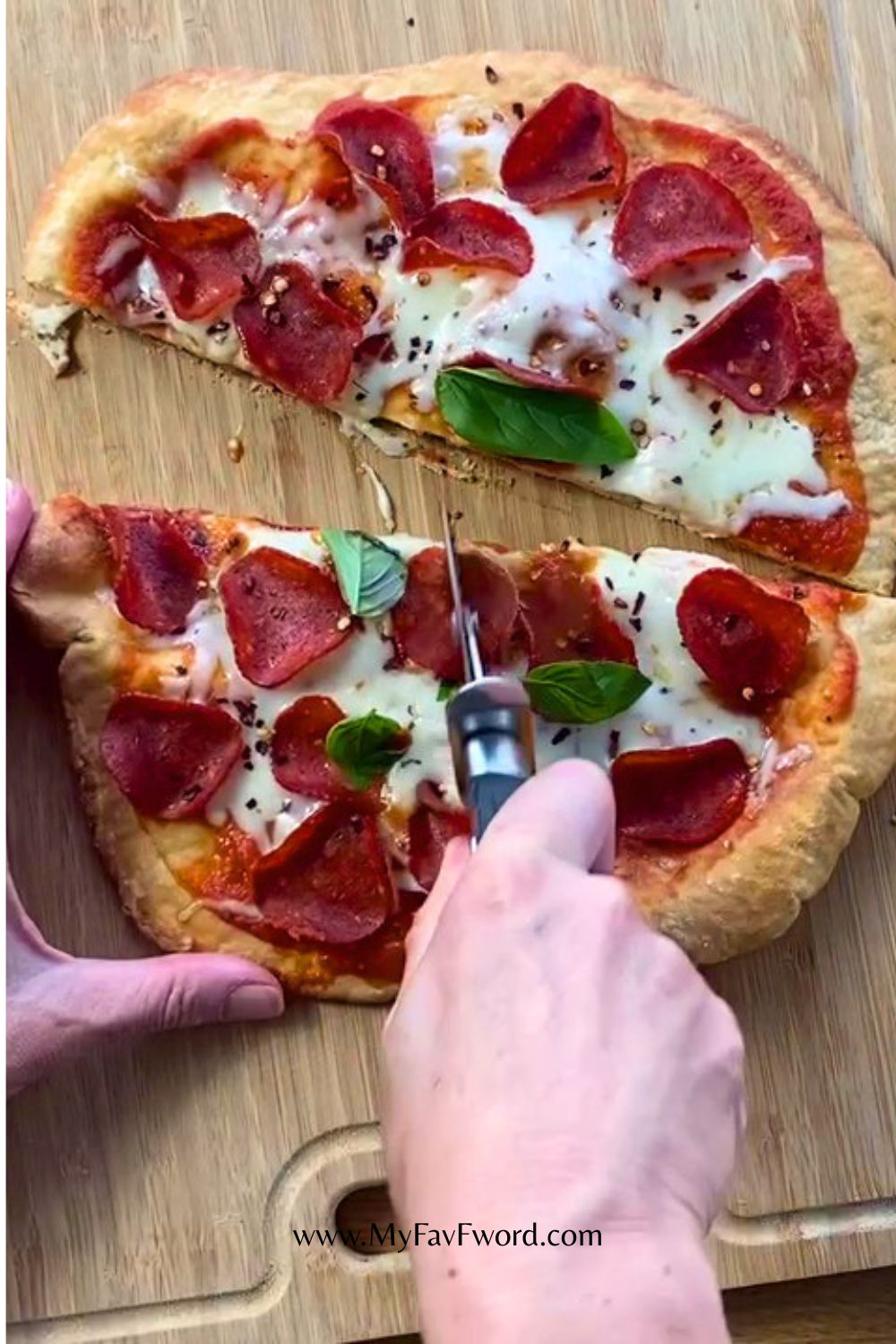pizza with yogurt crust