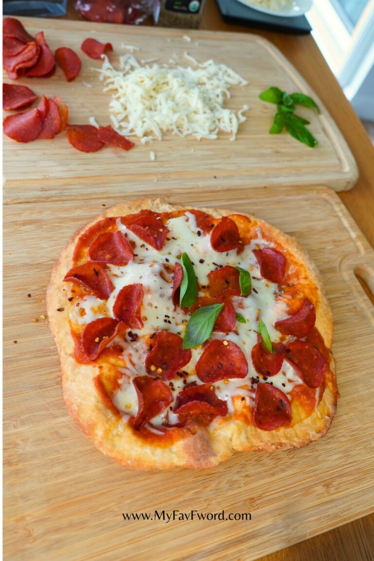 pizza with yogurt crust