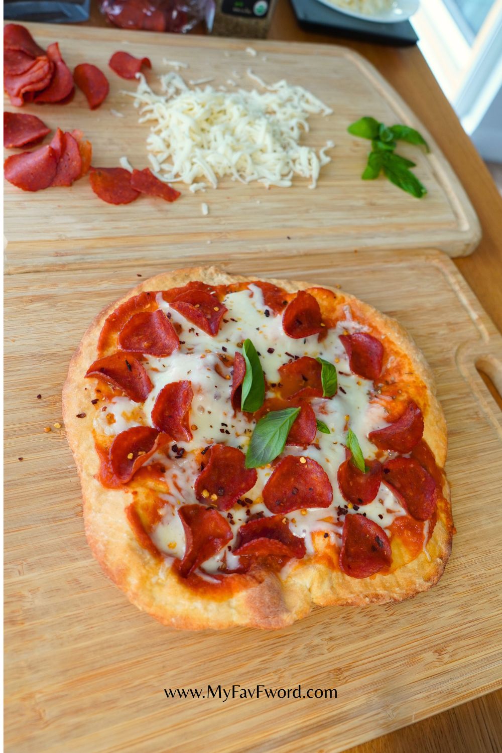 pizza with yogurt crust